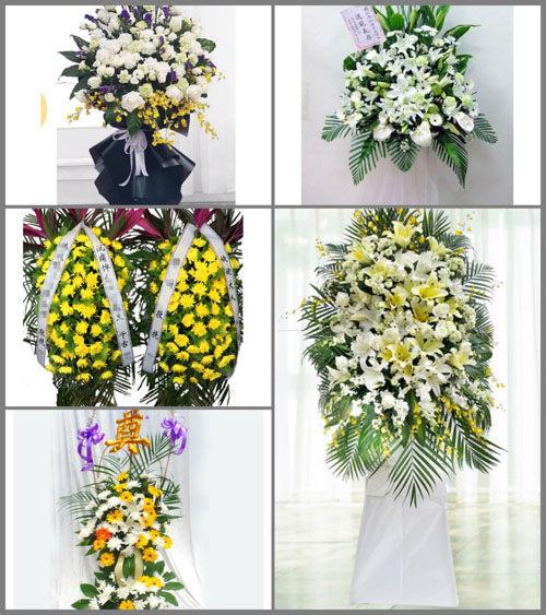 湖北荆州市洪湖市乌林镇白事花篮预定